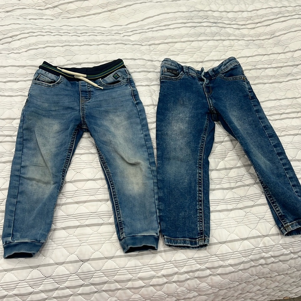 Mayoral two pairs of denim jeans boy 24 month
